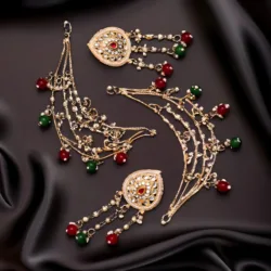 Golden Barkha Sahara Earrings