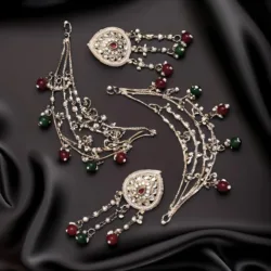 Silver Barkha Sahara Earrings